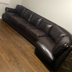 Used Leather Sectional