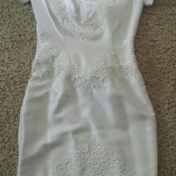 Custom made Matte Silk Off the shoulder Wedding Dress with 5 1/2ft detachable train