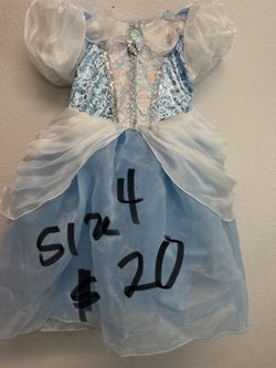 Disney Cinderella Dress Size 4