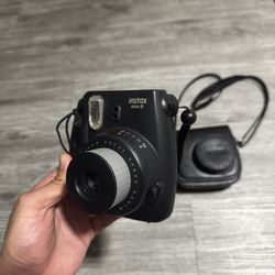 Instax Mini 8 w/ black leather case