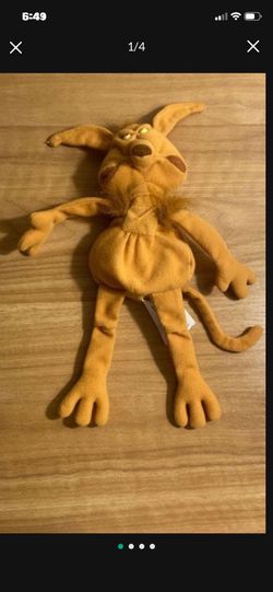 Vintage Kenner '97 Star Wars Buddies Salacious Crumb Beanbag Plush 9" Jabbas Pet