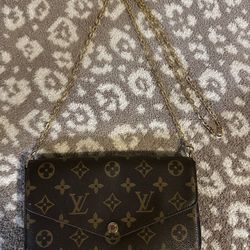 Clutch With Gold Chain