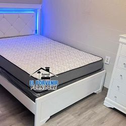 Cama Completa En Queen $900 Entrega Gratis‼️‼️‼️‼️