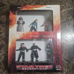 Star Trek Generations 6 Figure Set 1994 MIB 3 Inch High