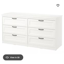 IKEA SONGESAND 6 Drawer Dressser