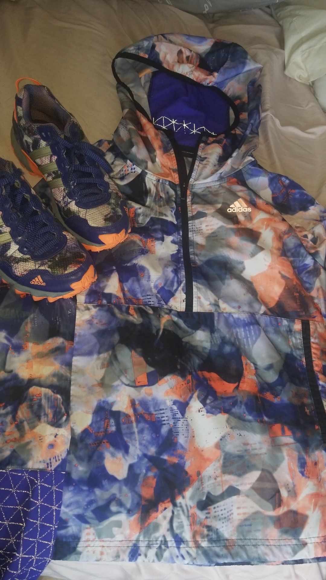 Adidas Windbreaker w/ Matching Shoes $75