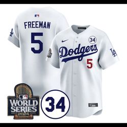 LA Dodgers Freddie Freeman Jerseys (new)