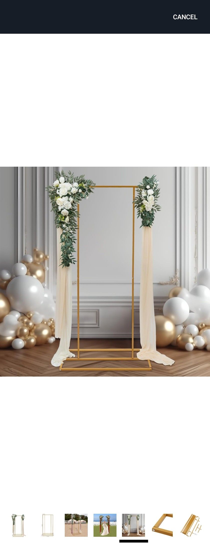 Backdrop Arch Stand Wedding Decor 2