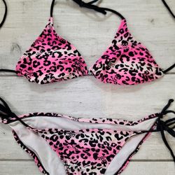 Y2K Leopard Bikini 
