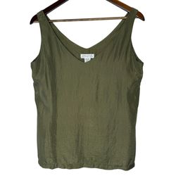 Vintage Express Silk Olive Tank