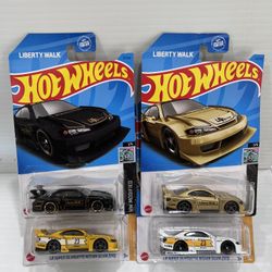 Hot Wheels Nissan Silvia S15 LB Super Silhouette Lot Of 4 