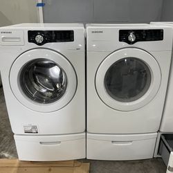 Samsung Set Washer And Dryer Electric Front Load