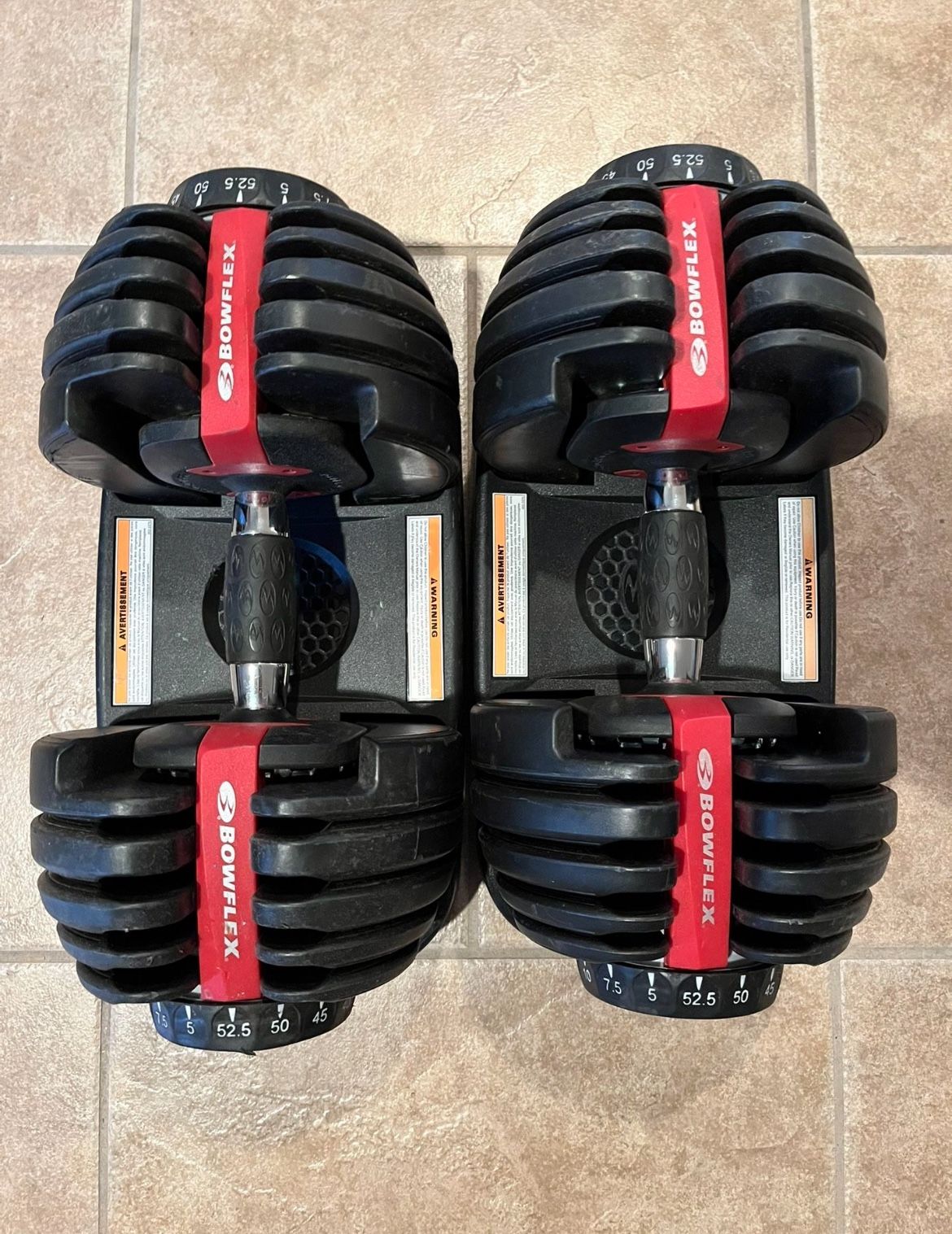 Bowflex Selecttech 552 Adjustable Dumbbell Set Weights 