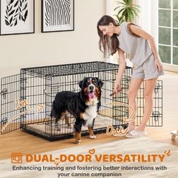 Double Door Dog Crate