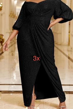 Black sequence SHEIN dress