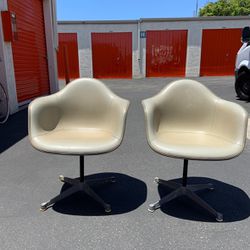 Herman Miller Eames Arm Shell Chairs 