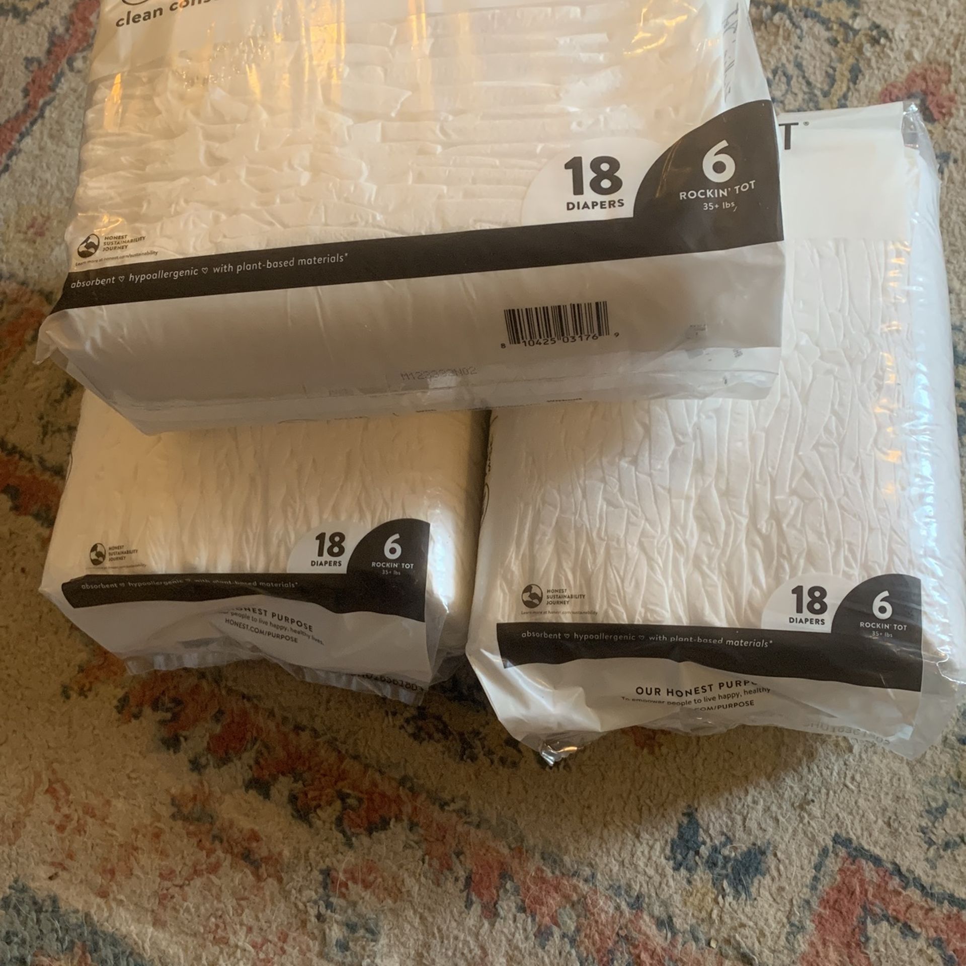 Honest Diapers Size 6