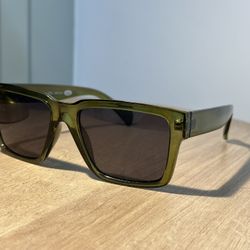 Green And Black Sunglasses 