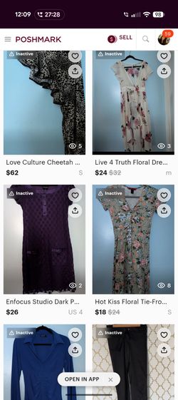 Women clothing Tops, pants, activewear, clinic scrubs, dresses, heels