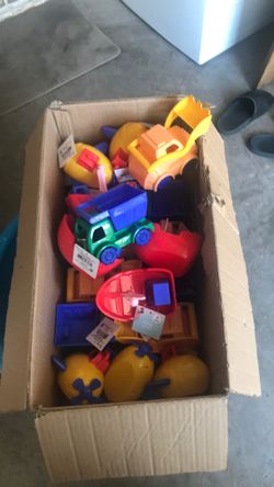 Box with toys