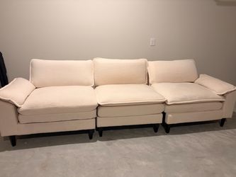 Beige couch