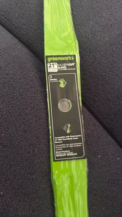 Green works 21” mower blades