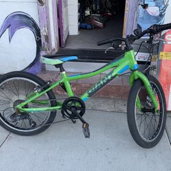 Child’s Mountain Bike By Giant 7 Speeds