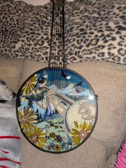 AMIA Hand painted stained glass BANGO