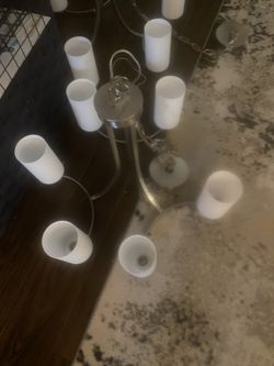 6 Light Chandelier X2
