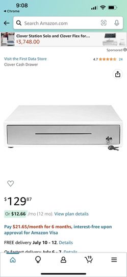 Clover Cash Drawer! Brand new!!!
