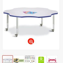Flower Shaped Activity Table
