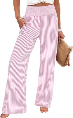 🌟NEW🌟 Wide Leg Pants with Pockets, High Waisted, Lightweight & Comfy (sz:L)