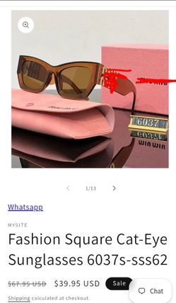 Brown Cat Eye Sunglasses