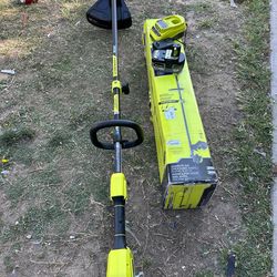 RYOBI
ONE+ HP 18V Brushless 15 in. Attachment Capable String Trimmer with 6.0 Ah Battery and Charger