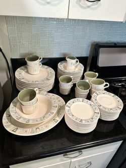 MCM DISHES Taylor Stone CATHAY atomic dishes