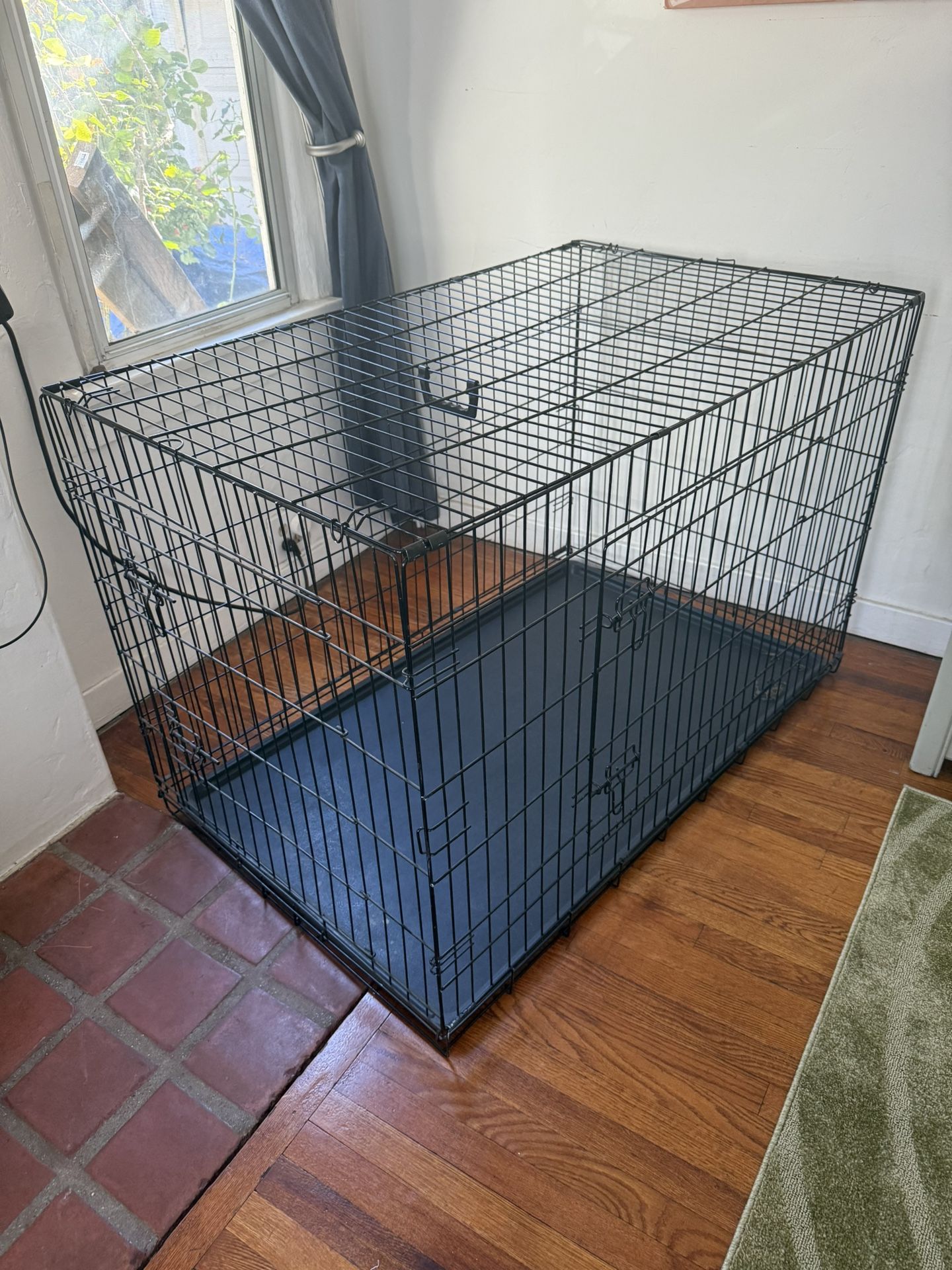 48in XL Dog Crate With 2 Doors