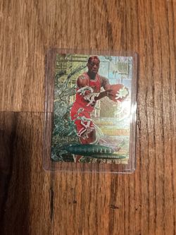 Dennis Rodman Fleer Metal Metalized Basketball Card