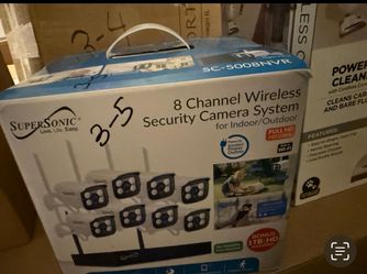SC-5008NVR Supersonic 8 Ch. HD Wireless Security Camera System