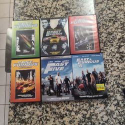 Fast and Furious DVD's