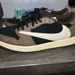 Travis Scott Mocha Jordan 1 Retro Low Size 12