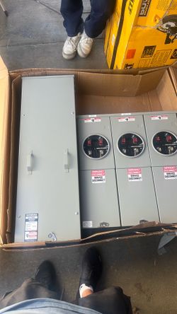 Meter system  electrical panel
