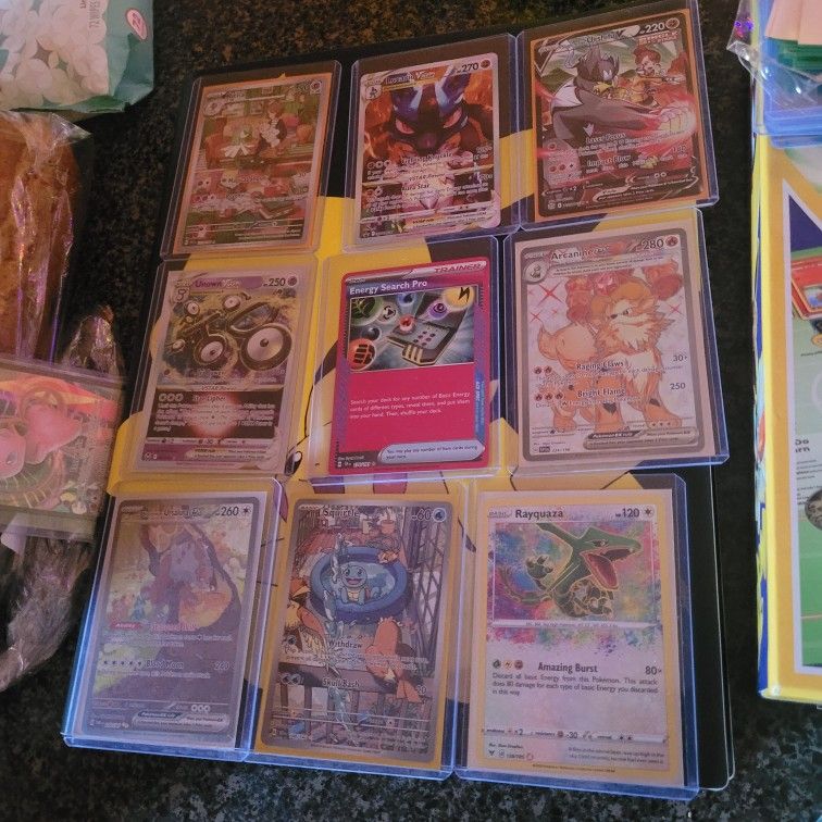 Pokemon Cards Full Arts, Gallery Etc