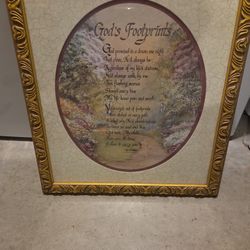 God's Footprints Frame 