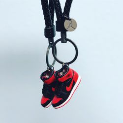 Nike Air Jordan Retro 3D sneaker Keychain selection bred banned space jam  for Sale in Louisville, KY - OfferUp