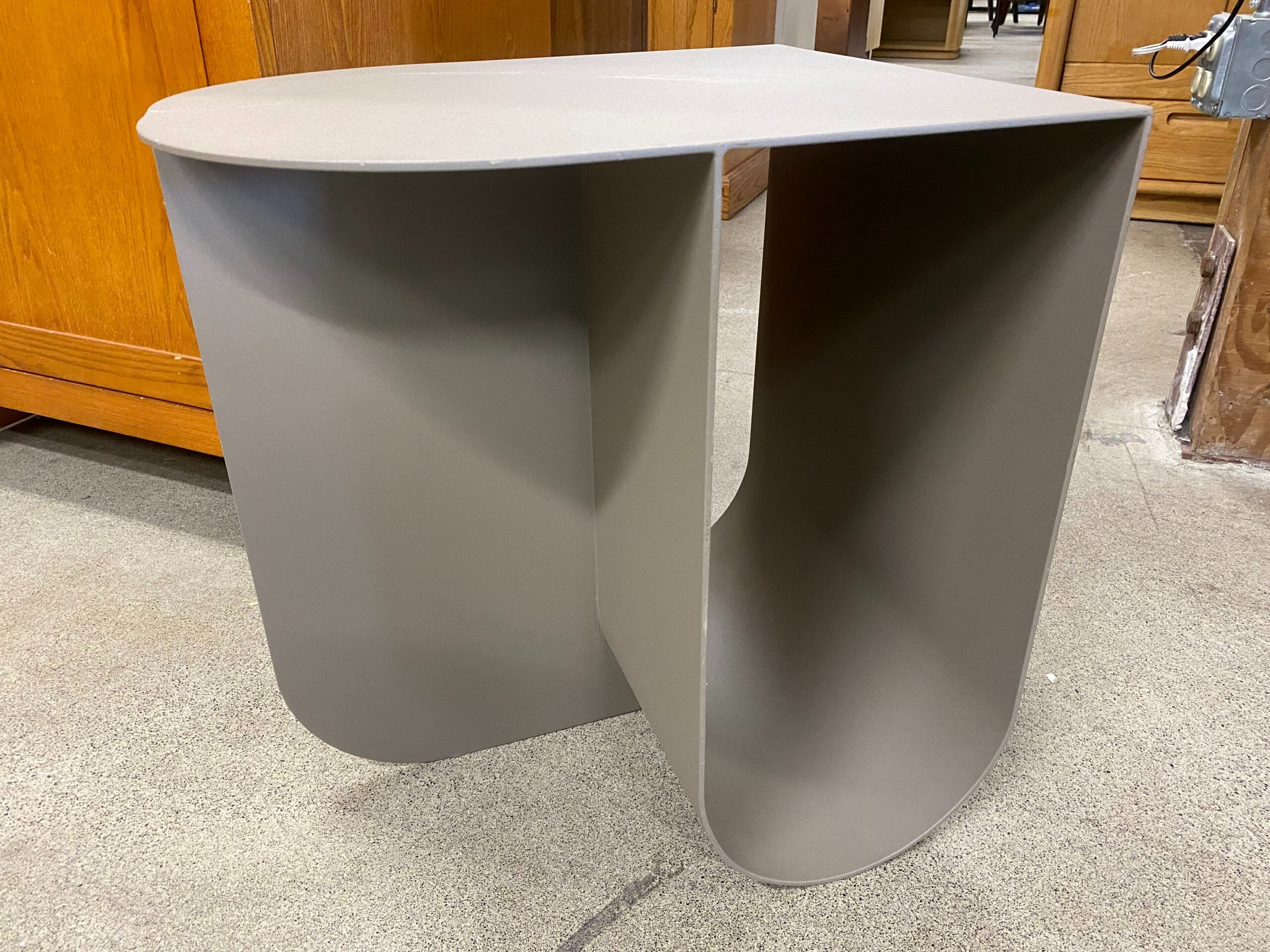 Geometric Modern Metal Side Table