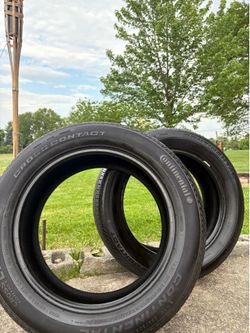 2 LIKE-NEW CONTINENTAL CROSSCONTACT LX20 ECOPLUS TIRE 255/50R19 107H XL