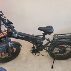 Ridstar 1000w Electric Foldable Fattire Bike
