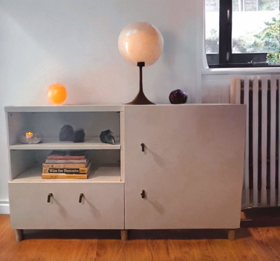 Beautiful Modern Contemporary Scandinavian-Style Media Cabinet, Storage Cabinet, Credenza