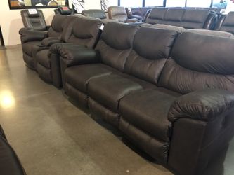 Reclining Power Sofa and Loveseat Set Sale