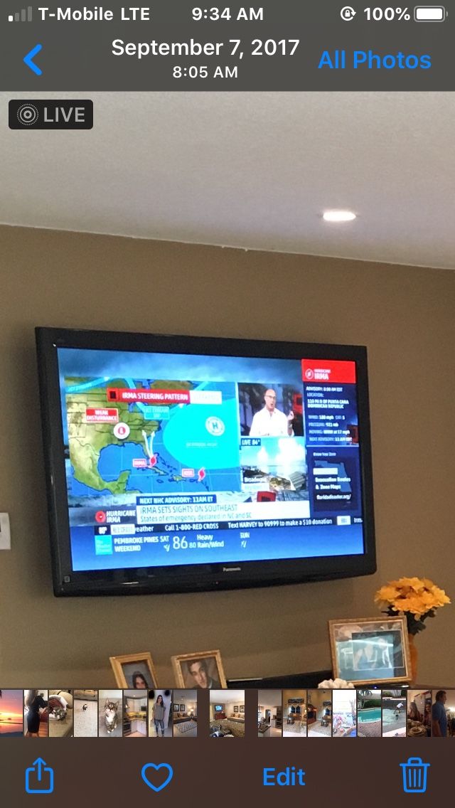 54” Panasonic HDTV 1080 / free Wall mount